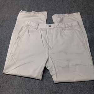 Vintage Levi‎ Silvertab Pants Men 36x32 Tan Beige Khaki Loose Fit Wide Leg Y2K